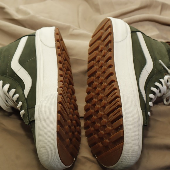 Vans Sk8 Hi MTE Waterproof Insulated Sneakers Green Men 6.5 Women 8 - Picture 10 of 12